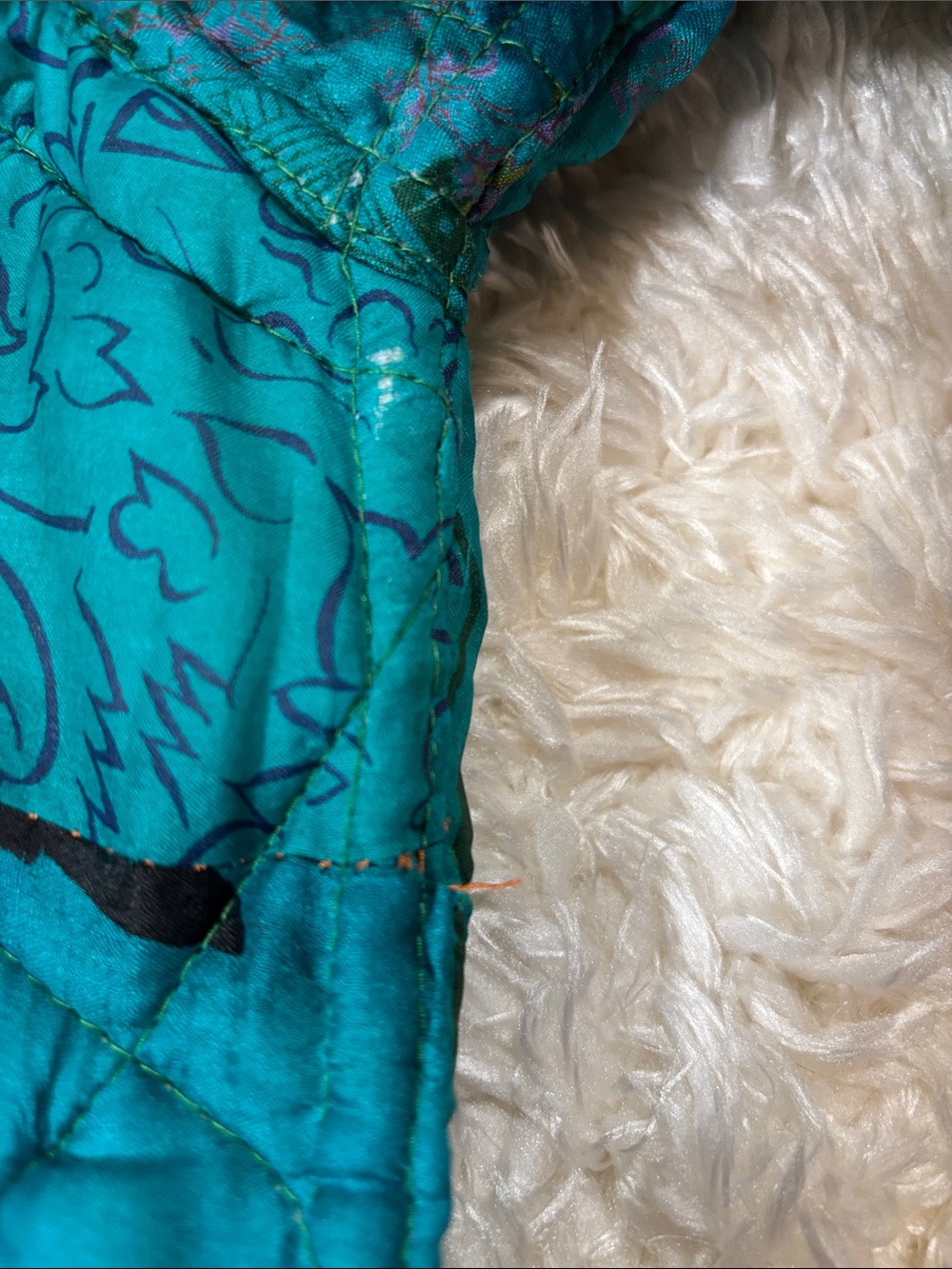 Creed Reversible Patchwork Jacket-EUC-Boho Cottagecore - Picture 10 of 10